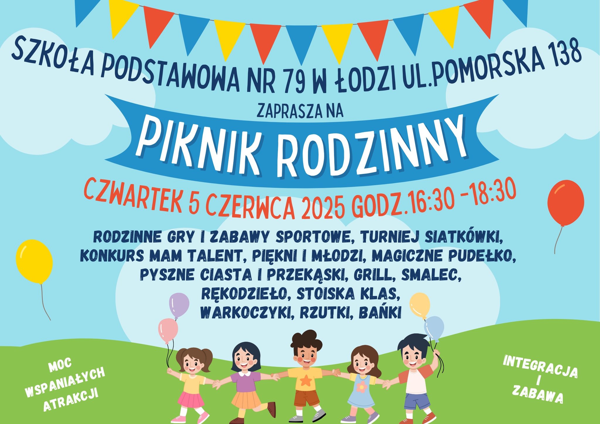 plakat pikniku rodzinnego