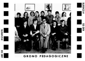 historyczne zdjęcie rady pedagogicznej
