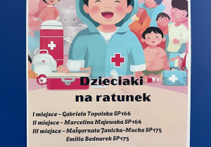 plakat z powyższymi wynikami konkursu
