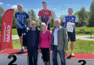 Pan Bartek na podium