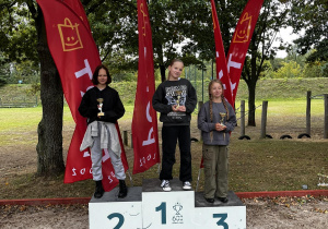 Oliwia Gierzek na podium