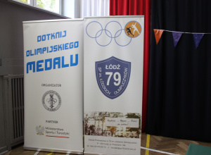 Spotkanie z olimpijką w ramach programu "Dotknij olimpijskiego medalu"