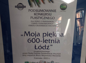 Konkurs Plastyczny "Moja piękna 600-letnia Łódź"