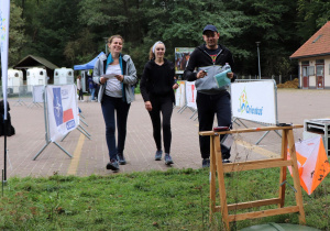 Patrol naszych nauczycieli na starcie zawodów