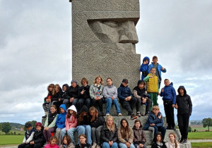 Uczniowie klas szóstych w Muzeum Bitwy pod Grunwaldem