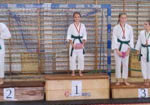 Natalia na podium