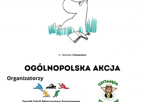 plakat projektu Czytamy Muminki