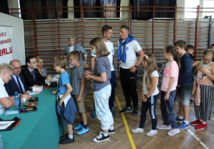 Anita Włodarczyk na spotkaniu z uczniami naszej szkoły